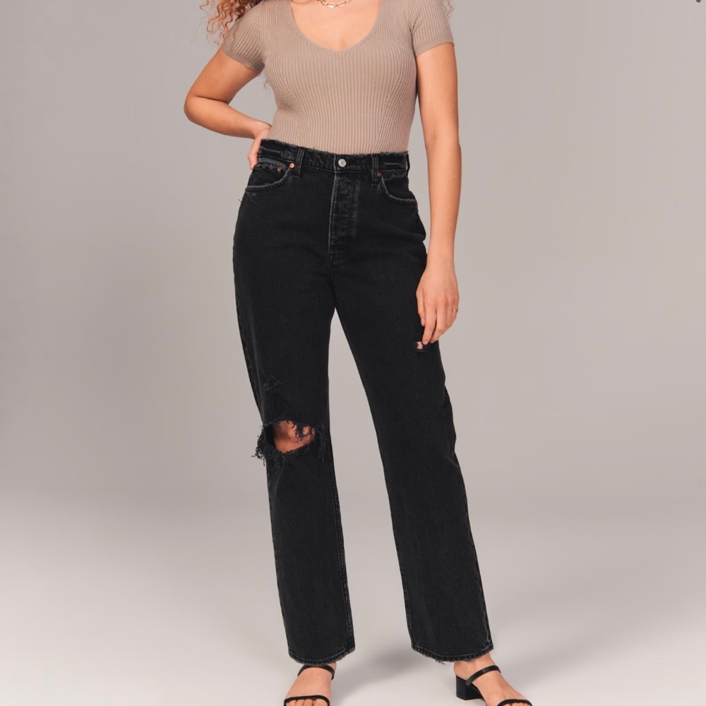 Abercrombie & Fitch High Rise Dad Jean